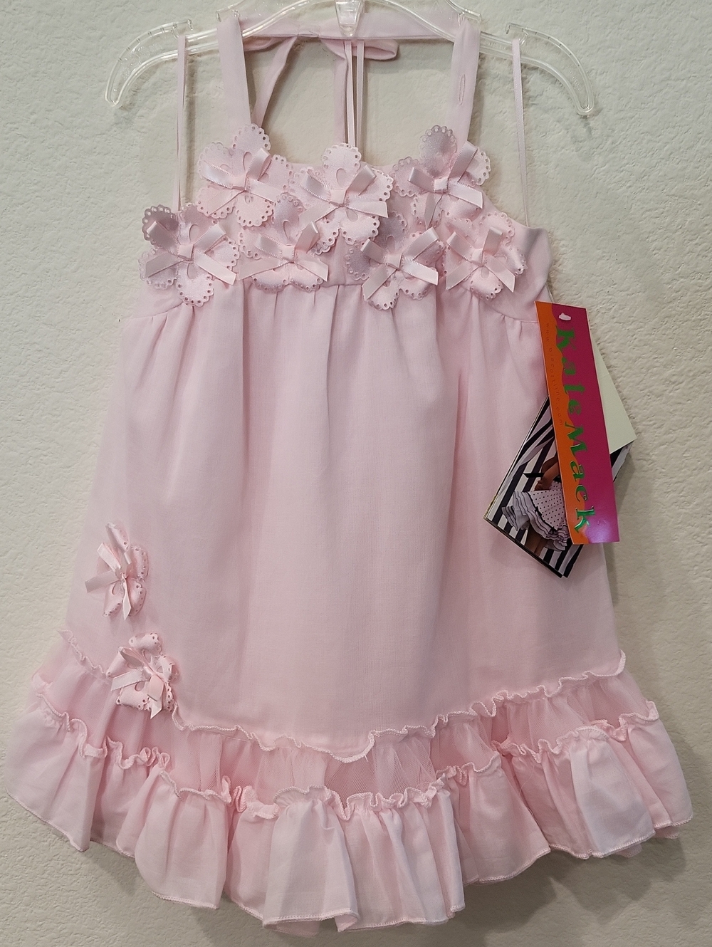 Kate Mack Pink Ruffled Dress 18M